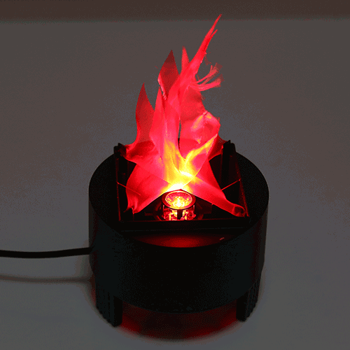 220V US/EU Plug] Artificial Simulation Burning Fake Flame Lamp, Flame  Height: about 8cm