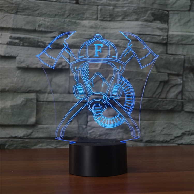 Lampada da tavolo a LED con illusione 3D a tema anime giapponese, 7 colori, cambia USB, lampada da tavolo a LED Manga, lampadina flash per