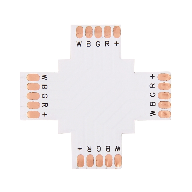 10 ชิ้น 10 มม. 5 ขา + ชนิดเชื่อมต่อบอร์ด FPC สำหรับ RGBW LED Strip