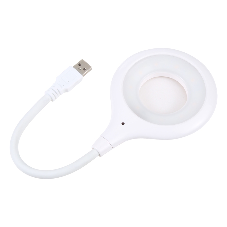 Lampada da scrivania portatile USB 400LM 16 LED (bianca)