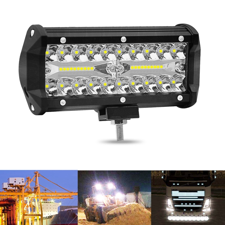 2 Barres LED Fines 7 Pouces 30W 3000LM - Spot/anti-brouillard Pour 4x4, SUV, Bateaux - IP67 étanche, 12-24V, 6000K