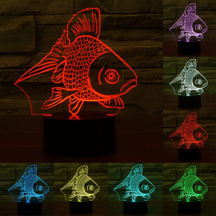 Image showcasing Goldfish Style 3D Touch Switch Control LED Light