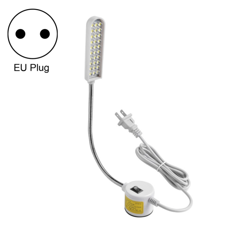 Sewing Machine LED Working Light Adjustable Magnetic Base Table Lamps EU  Plug