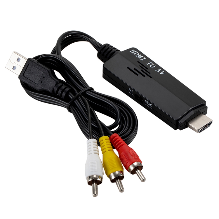 Cable adaptador convertidor HDMI a RCA 1080P