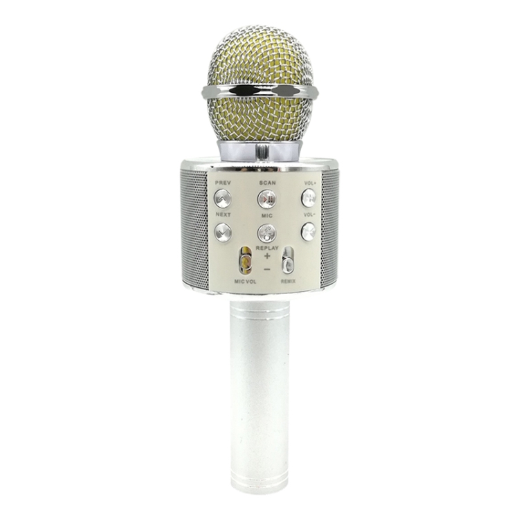 WS-858 Microphone sans fil Bluetooth d'enregistrement de karaoké