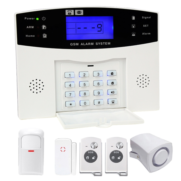 Wireless LCD GSM Home Security Burglar House Fire Alarm System Auto dialer PG500 