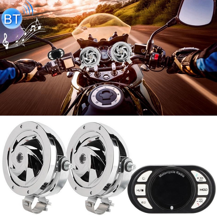 4 inch Motorcycle Waterproof Treble Surround Bluetooth Speaker