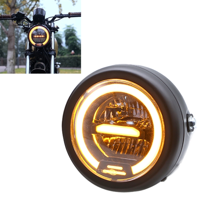 Motorrad 5,75 Zoll Harley Scheinwerfer Retro Lampe LED Licht