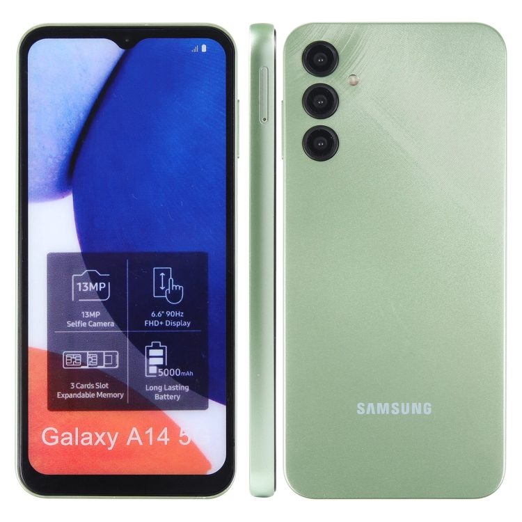 Funda Outer Space para Samsung Galaxy A14 5G con marco flexible azul - ✓