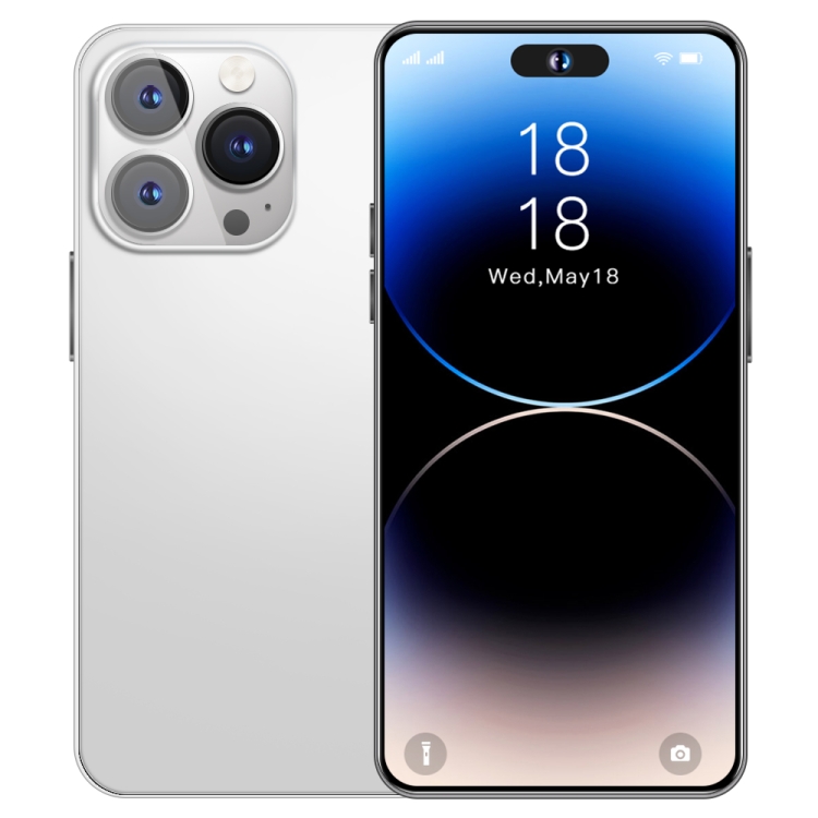 i14 Pro Max / H208, 2GB+16GB, 6.5 inch, Face ID, Android 8.1 MTK6580P Quad  Core, Network: 3G (Blue)