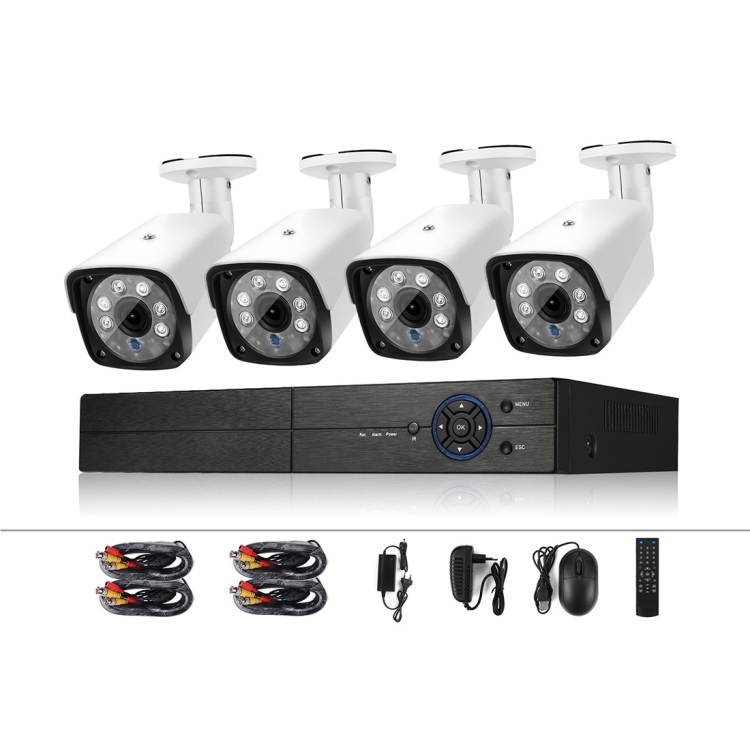 A4B3 / Kit 4CH 1080N Surveillance DVR System and 720P 1.0MP HD ...