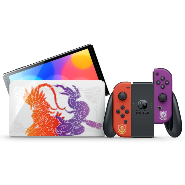 Magazzino HK] Console di gioco Nintendo Switch modello OLED Pokemon Scarlet e  Violet Edition