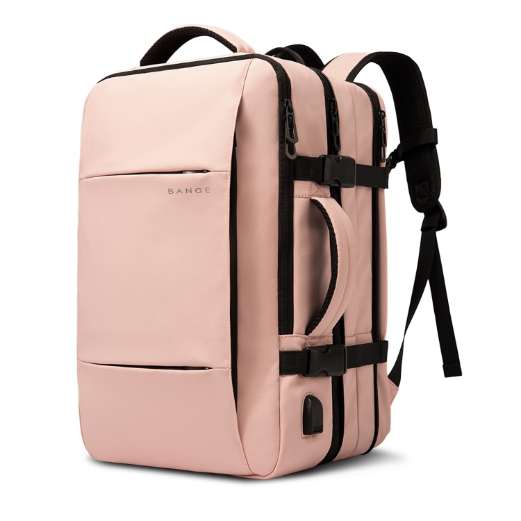 Pink computer outlet backpack