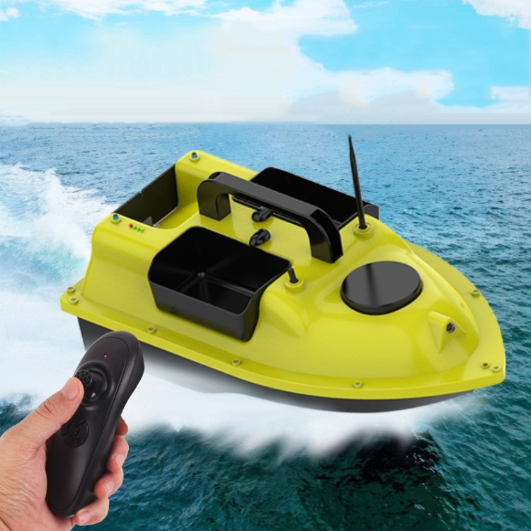 Smart RC Fishing Boat Dual Motor Cruise Control System 500M Long Distance  Control 3 Hoppers RC Bait Boats,with Fish Finder