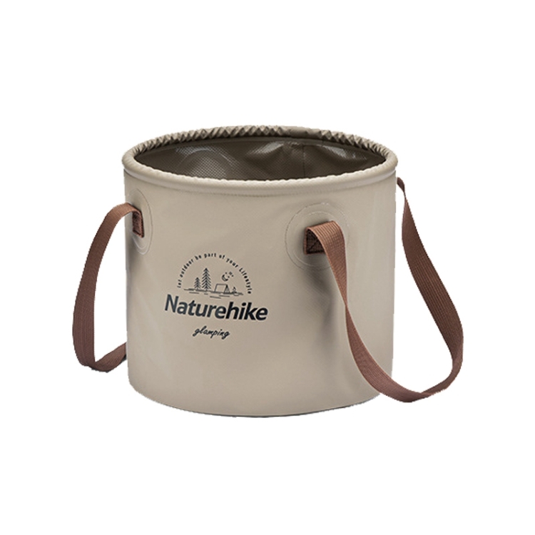 Naturehike Foldable Multifunctional Camping PVC Bucket with Handles, Green