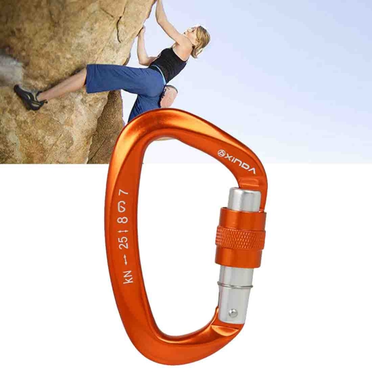 Camping Hiking Ball Compass Thermometer Key Buckle Carabiner