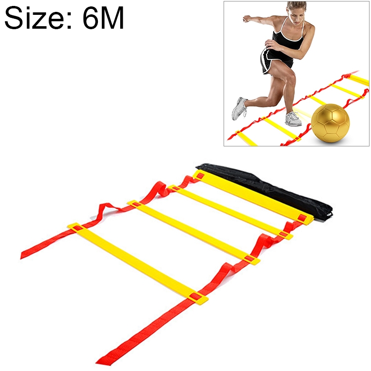 6 Meters 12 Knots Thick Section Pace Training Tough Durable Soft Ladder ...