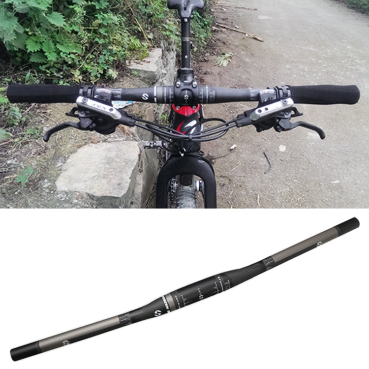 TOSEEK Full Carbon Fiber Road Bike Straight Handlebar Size 600mm