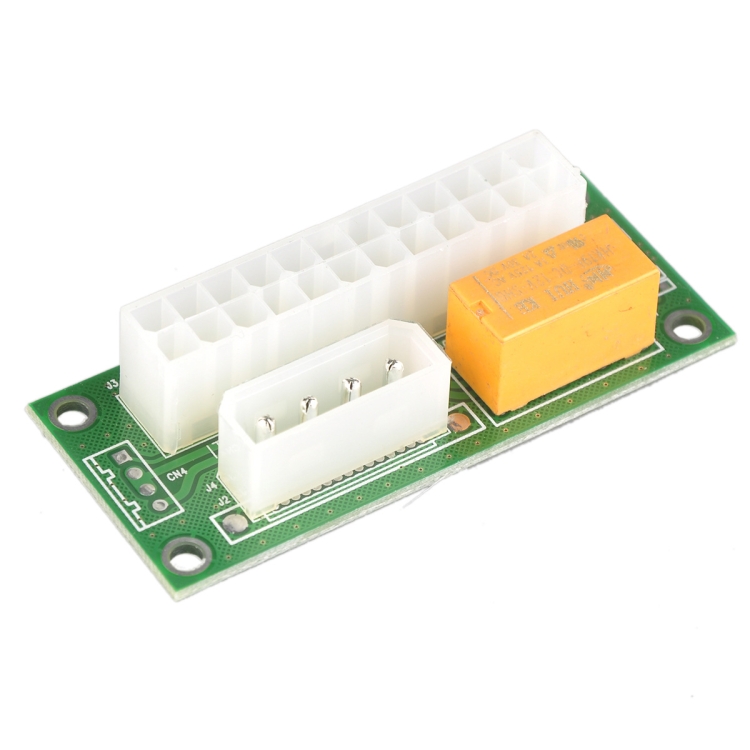 24 Pin Power Dual Card Power Supply Synchronous Starting Line Multi ...