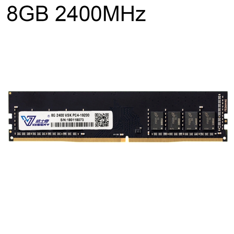 Vaseky 8GB 2400MHz PC4 19200 DDR4 PC Modulo de memoria RAM para escritorio