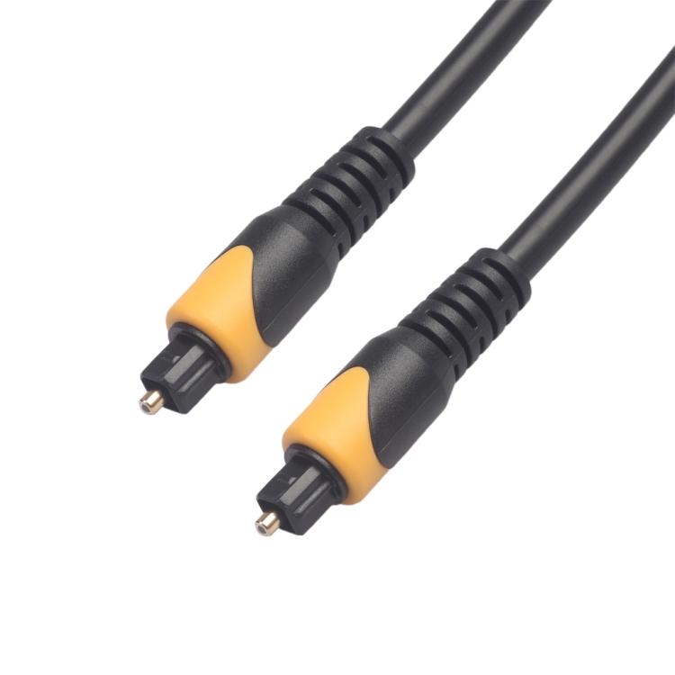 QHG01 SPDIF Toslink PVC Double Color Optic Audio Cable, Length 1m