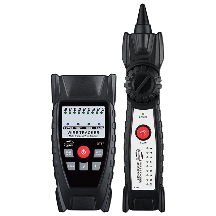 PEAKMETER PM6816 Line Finder: Cercacavi Multifunzione RJ11/RJ45 Con Auricolare, Per Reti E Telefoni