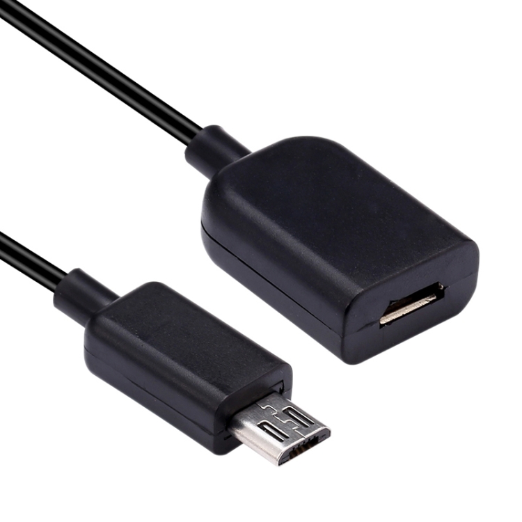 Cable Adaptador de 1m USB A Macho a Micro USB B Macho para Teléfono Móvil  Carga y Datos - Negro en