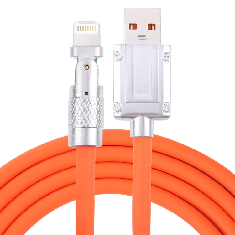 Metallstecker Mech Series 6A 120 W USB auf 8 Pin 180 Grad Metallstecker ...