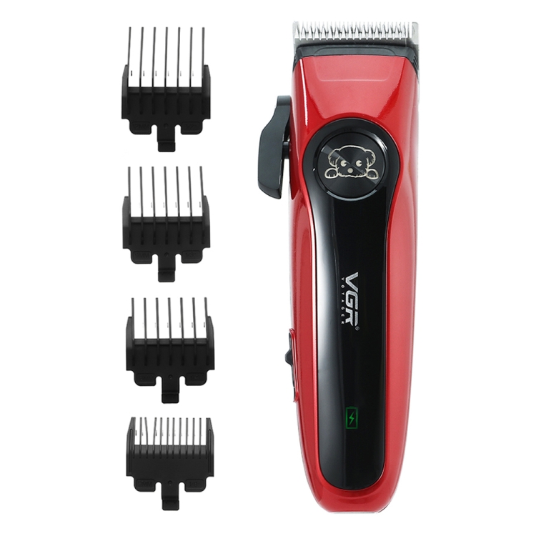 VGR V-202 Pet Barber Electric Hair Clipper (Red)
