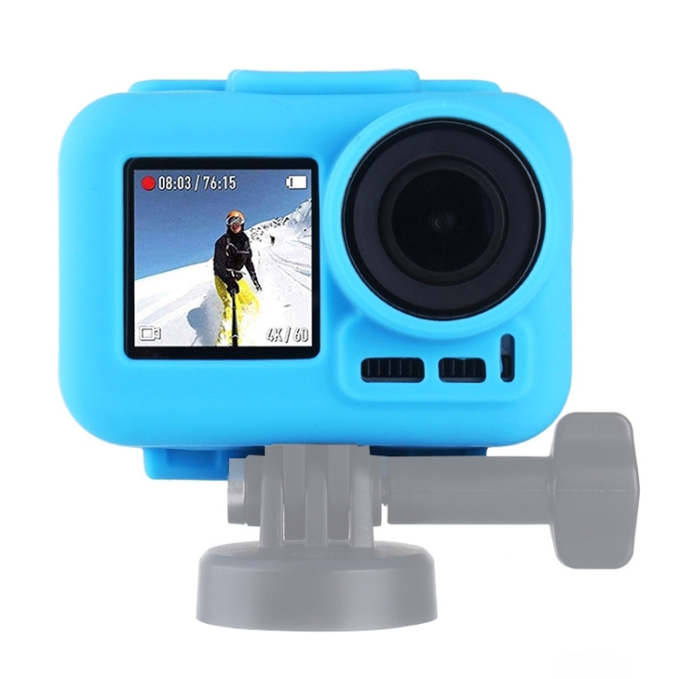 Funda De Silicona Para DJI Osmo Action 5 Pro - Incluye 2 Tapas De Lente Y Cordón, Antideslizante (Naranja)
