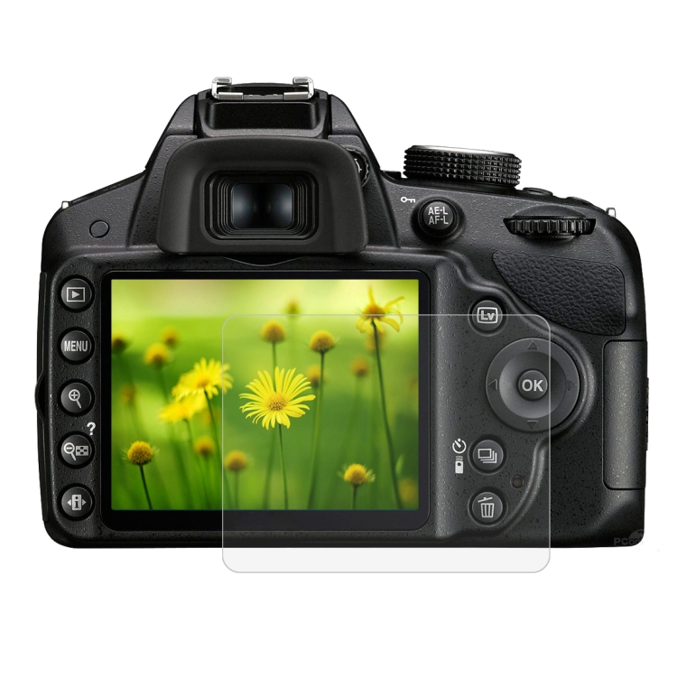 2 X brillante proteger protectores de pantalla para Nikon D3400-Cubierta Transparente 