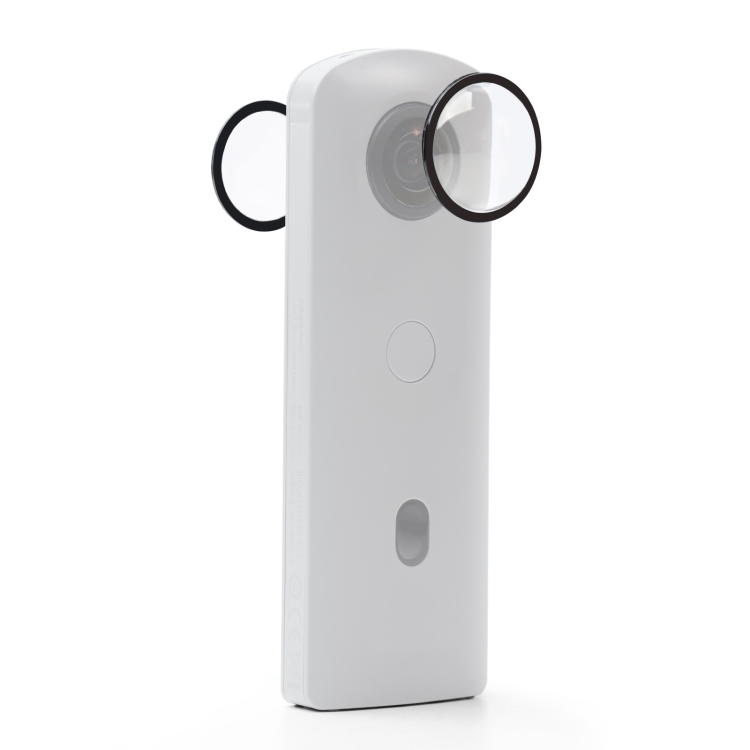 PULUZ Lens Guard PC Protective Cover Kits for Ricoh Theta SC2 / S /  V(Transparent)