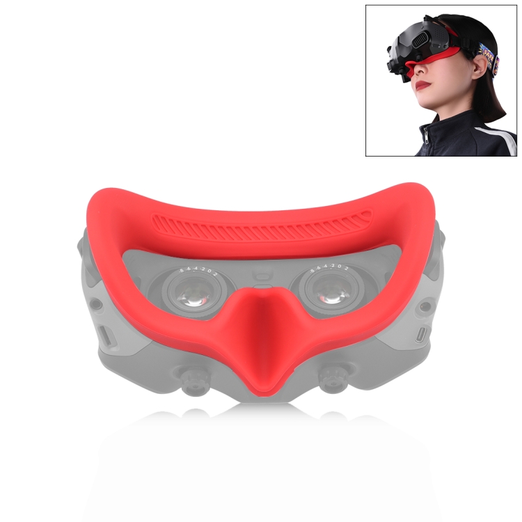  Lens Protection Cover, Face Cover Compatible with DJI Goggles 2,  Soft Silicone Full Wrap Design VR Glasses Protective Cover for DJI :  Electronics