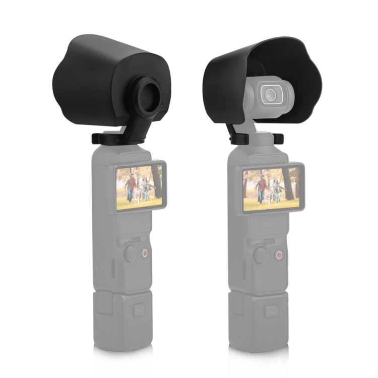 DJI OSMO Pocket 3 サンシェード レンズ保護カバー フード用 (ブラック)