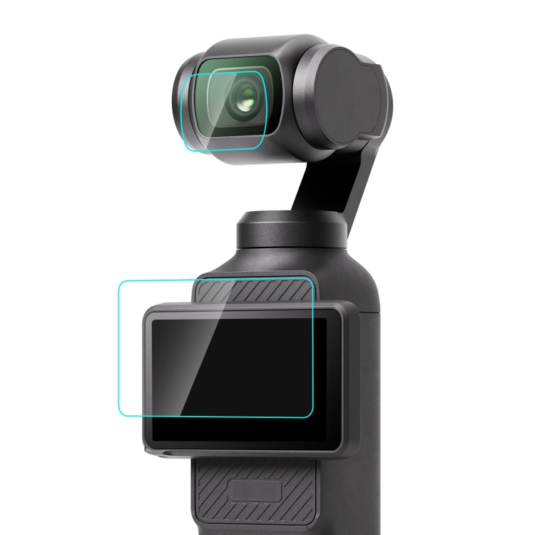 Protecteurs écran Et Objectif DJI Osmo Pocket 3 - Lot De 2+2 Verre Trempé 9H - Anti-rayures