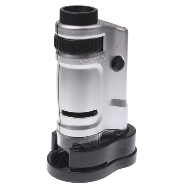 Microscope de poche Mini microscope à main avec lumière LED