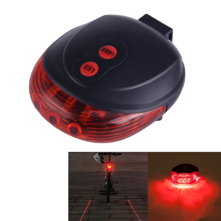 Feux Laser de vélo LED étanche, clignotant, feu arrière de cyclisme, 5 3 Modes, avertissement de sécurité – acheter aux petits prix dans la boutique en ligne