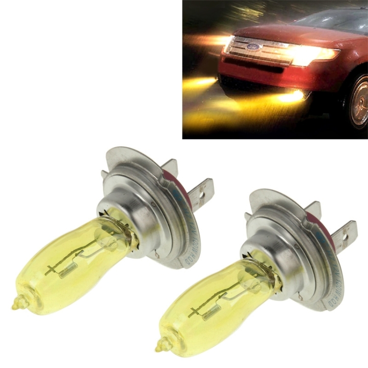 1 Pc H4 12V 100W Xenon Yellow Car Lights Halogen Headlight Bulb