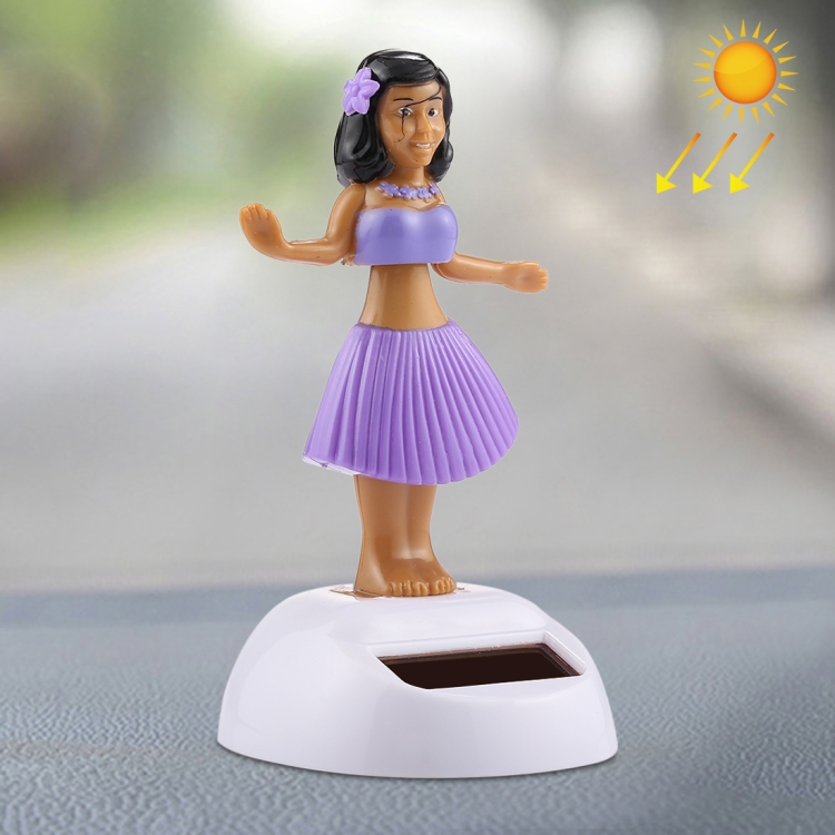 Details about   Solar Powered Bobble Head Dancing Toy Car Decoration Ornament Cute Hula Princess 