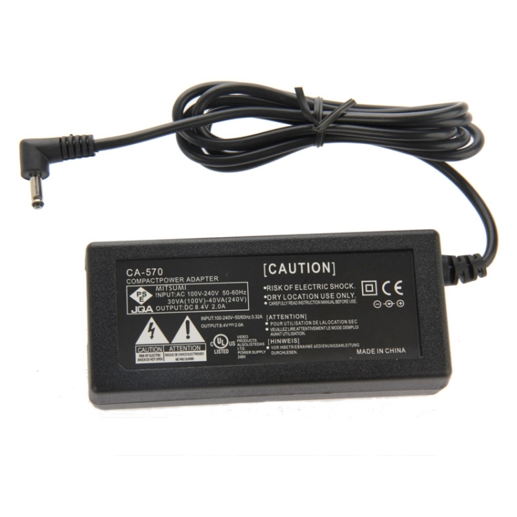 CA-570 Camera AC Power Adapter for Canon FS300 / HF10 / ZR100 / HG30 ...