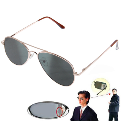 Anti-tracking Glasses Sunglasses Rearview View Behind Mirror