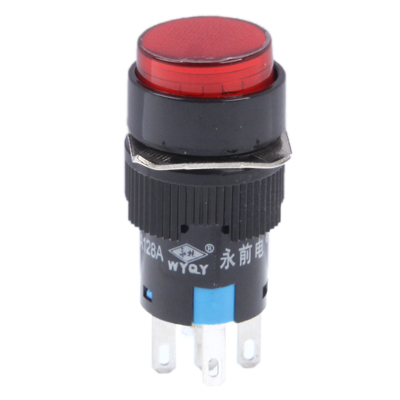 Interruptor de botão redondo / indicador vermelho para fazer DIY