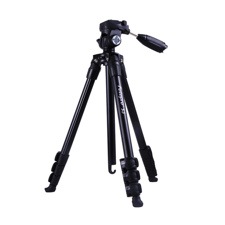 Fotopro S3 4-Section Folding Aluminum Legs Tripod PTZ Stand for SLR ...