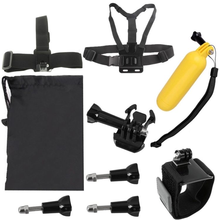 kit sangle de tête en ABS et nylon pour caméra d'action