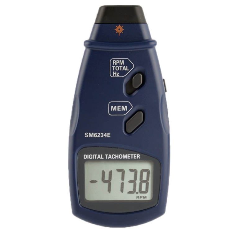 Clamp Meter Digital Laser Photo Tachometer Non Contact RPM Tach