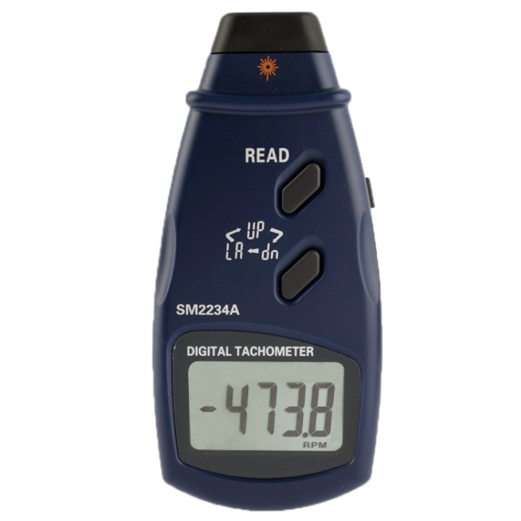 Clamp Meter Digital Laser Photo Tachometer Non Contact RPM Tach