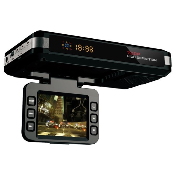 HD Car DVR Speed Anti Laser Radar Detector Camera Video Recorder 2