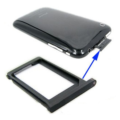 Simkartenhalter para iPhone 3g/3gs en negro #c710 