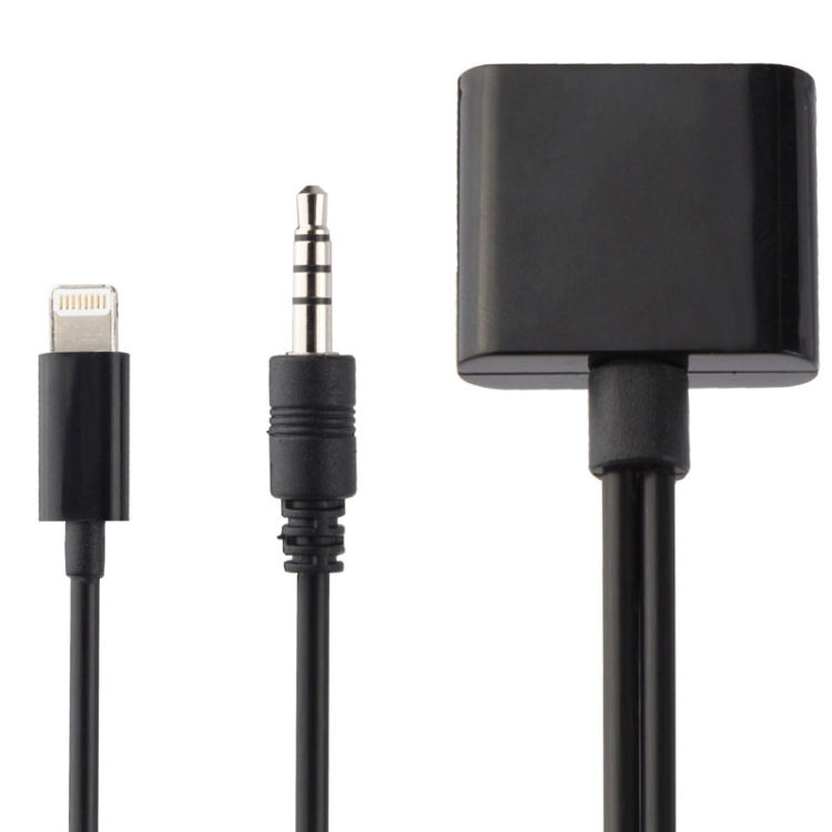 Adaptateur Audio MFI à Jack Femelle 3,5 mm pour iPhone iPad 0,15 m