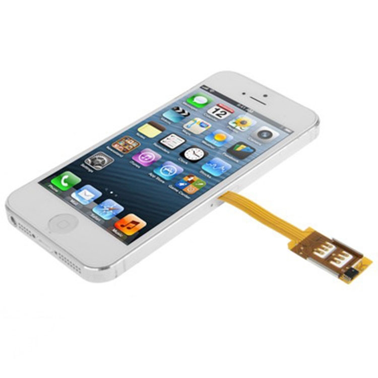 2 in 1 Dual SIM Card MultiSIM Card for iPhone 5 & 5S & 5C & 6 & 6 Plus